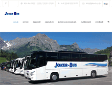 Tablet Screenshot of joker-bus.ch